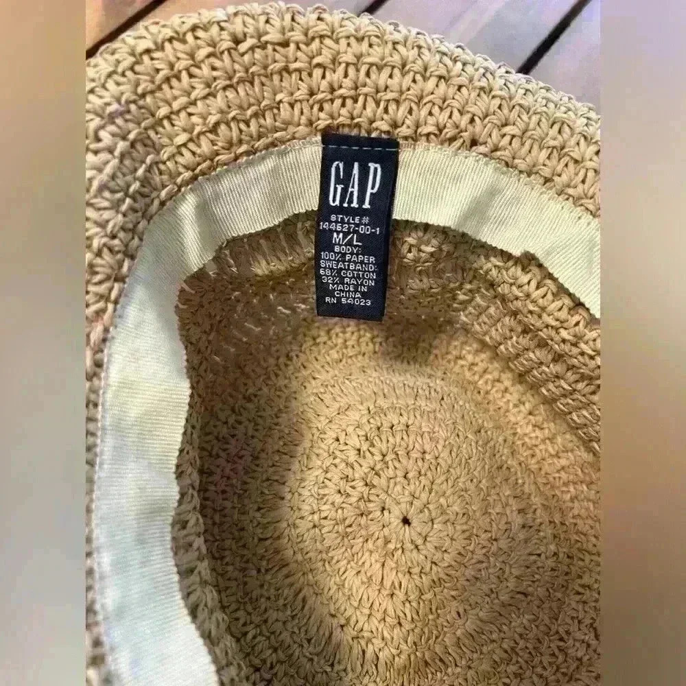 GAP Tan Woven Hat - Picture 2 of 2